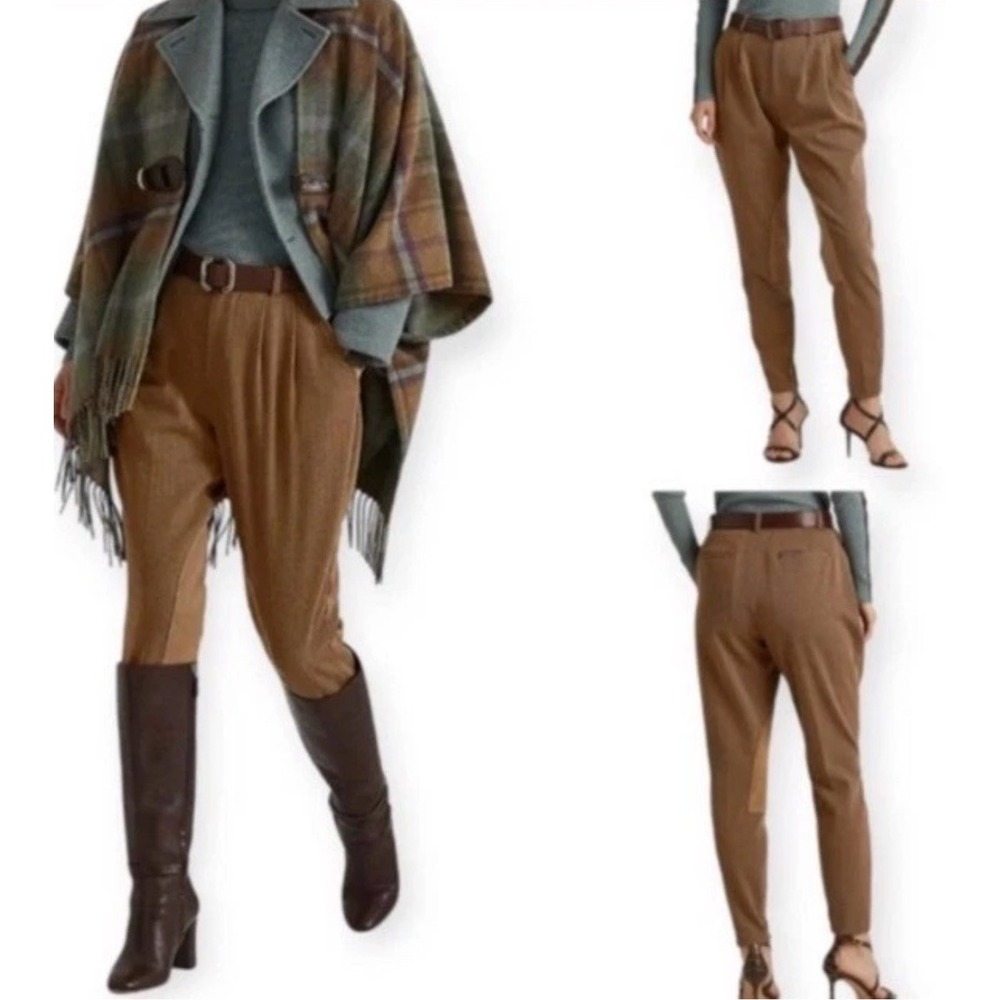 Lauren Ralph Lauren‎ wool blend Equestian Jodhpur pant Size 14P  $225 NWT